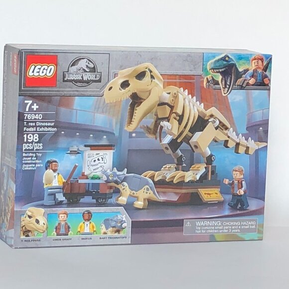 Brand New Lego Jurassic World T. rex Dinosaur Fossil Exhibition 76940 Building - Picture 8 of 9